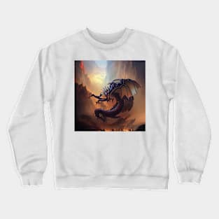 Dragon in the mountains Crewneck Sweatshirt